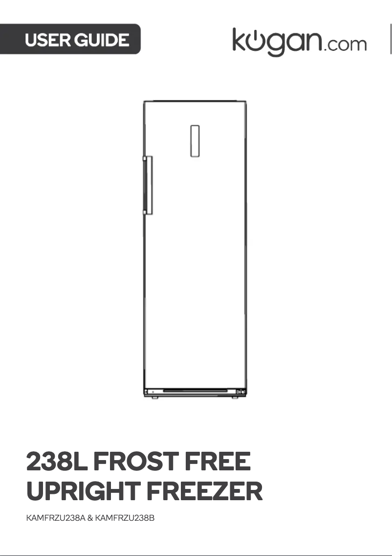 Page n°1 - Manuel utilisateur Kogan KAMFRZU238A