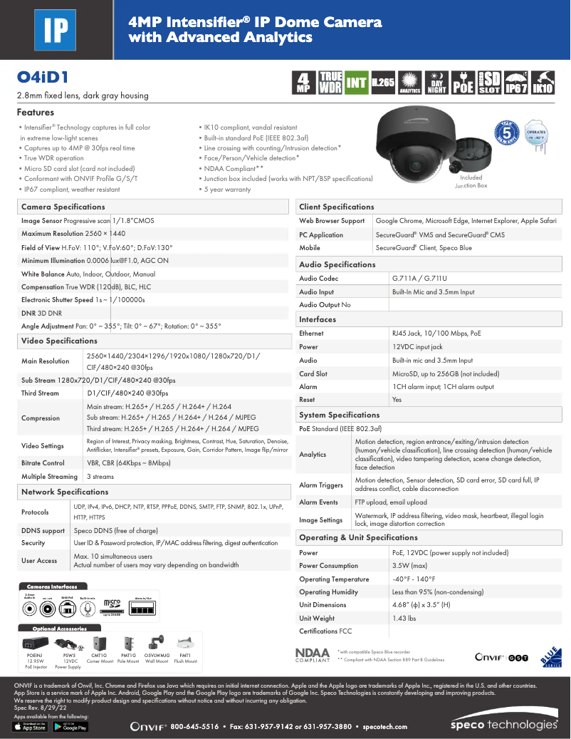 Image de la première page du manuel de l'appareil O4ID1