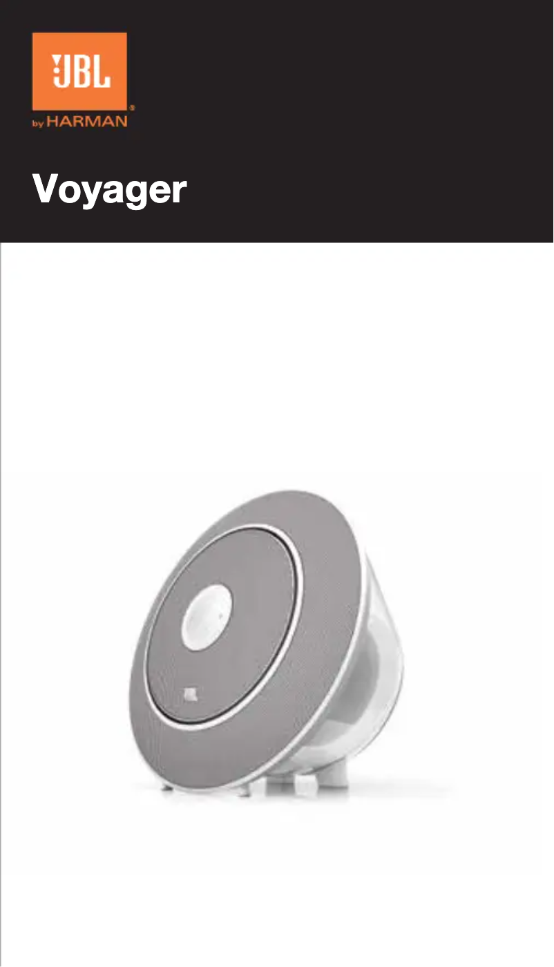 Page n°1 - Manuel utilisateur JBL Voyager