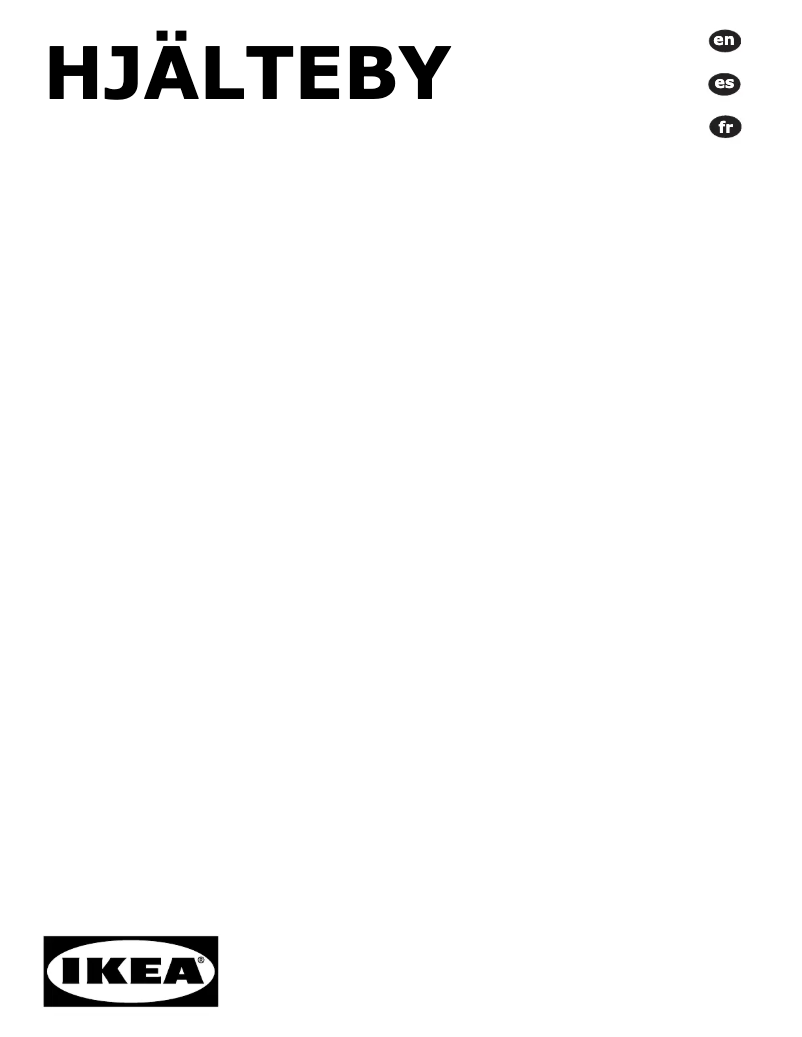 Page 1 de la notice Manuel utilisateur Ikea HJÄLTEBY 605.405.43