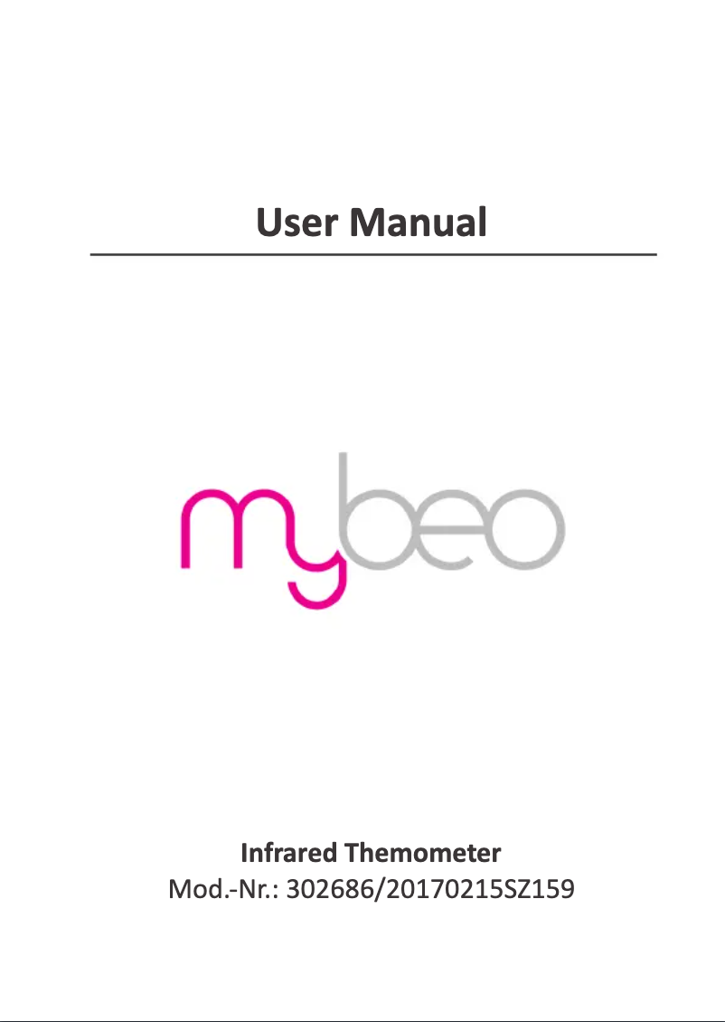 Page 1 de la notice Manuel utilisateur Mybeo 302686