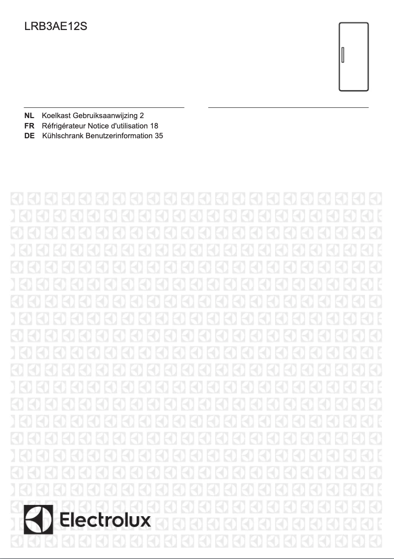 Page 1 de la notice Manuel utilisateur Electrolux LRB3AE12S