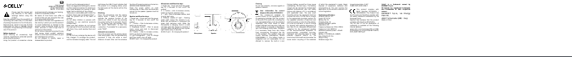 Page n°1 - Manuel utilisateur Celly Partymic2