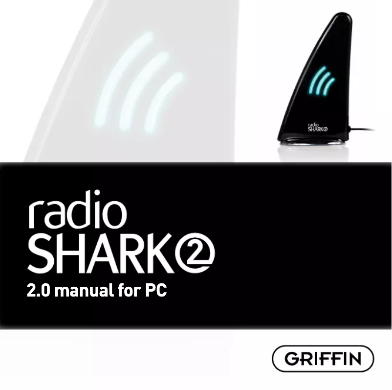 Page 1 de la notice Manuel utilisateur Griffin Radio Shark 2