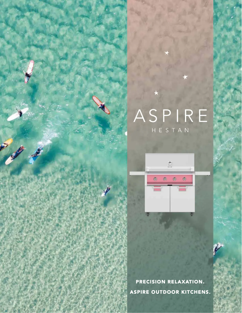 Page 1 de la notice Brochure Hestan Aspire EMBR36-LP-OR