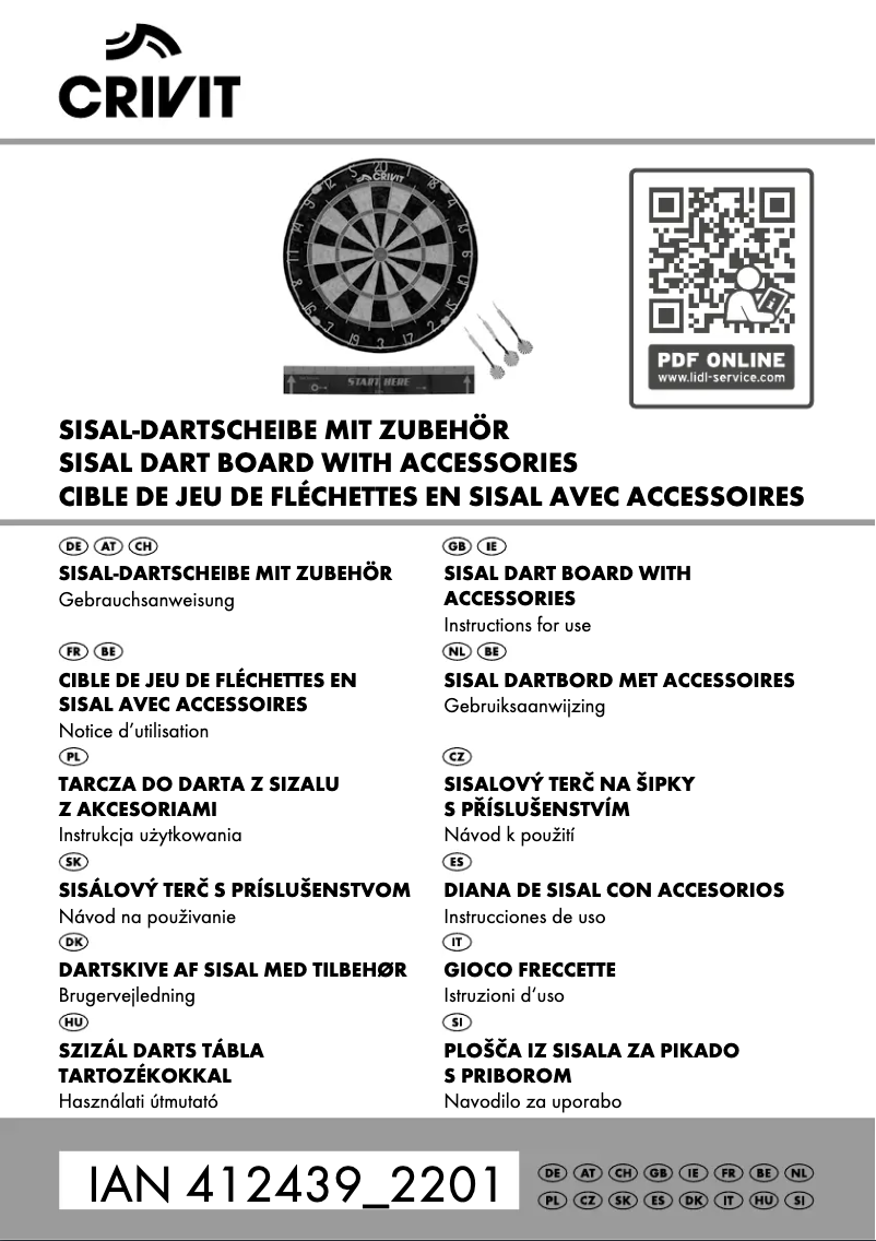 Página 1 del manual Manual de usuario Crivit IAN 412439