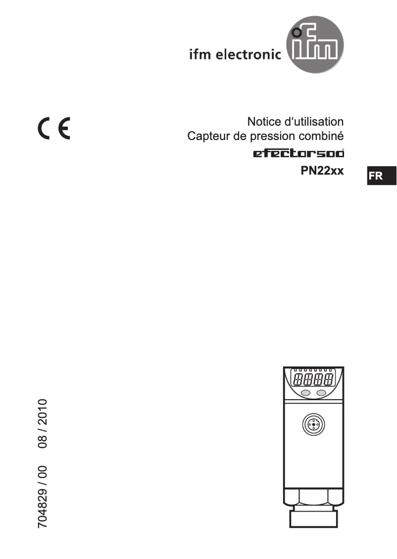 Page n°1 - Manuel utilisateur IFM PN2224