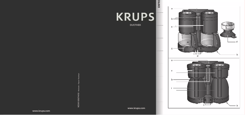 Página 1 del manual Manual de usuario Krups Duothek KT8501