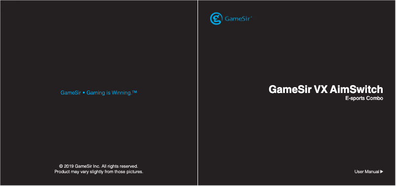 Image de la première page du manuel de l'appareil VX