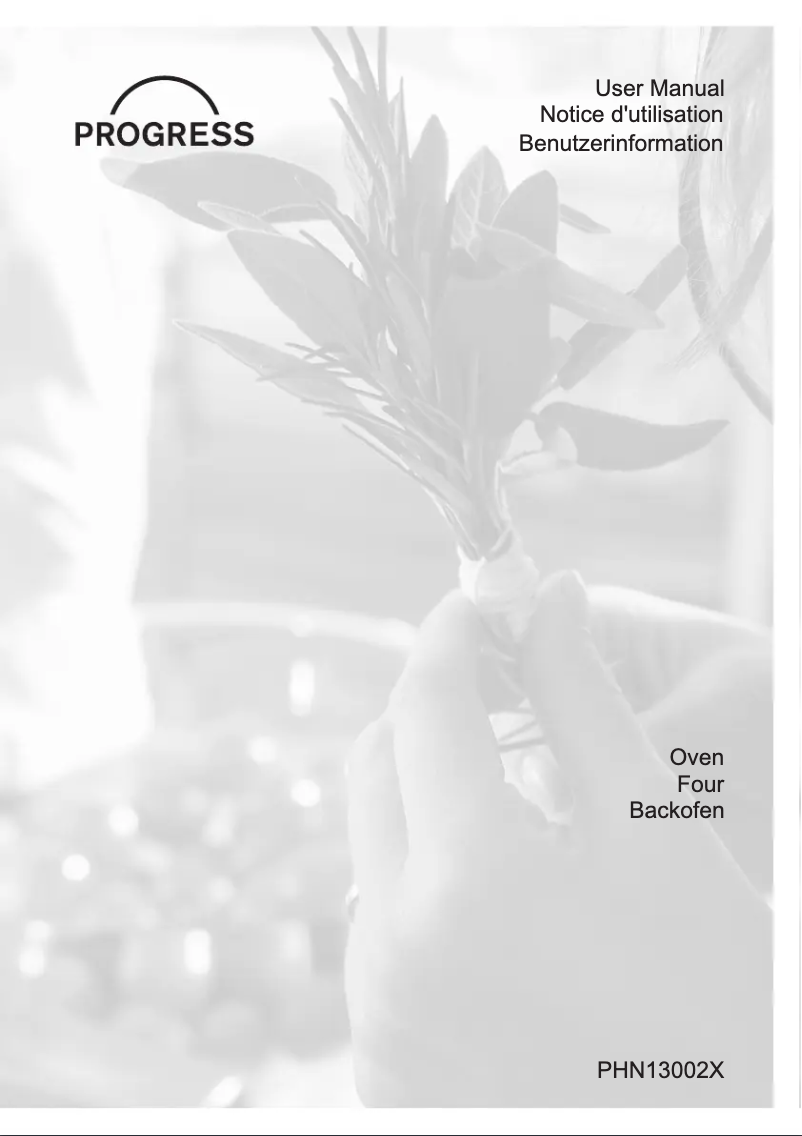 Image de la première page du manuel de l'appareil PHN13002X