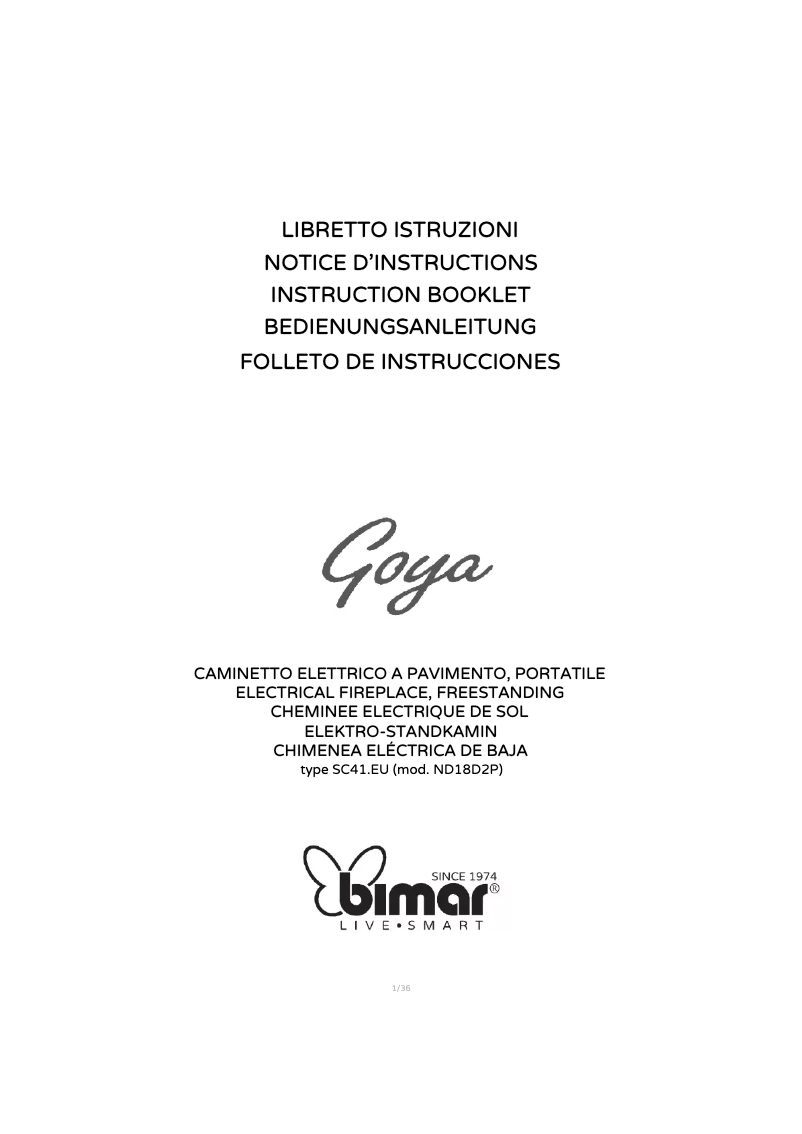 Image de la première page du manuel de l'appareil SC41.EU