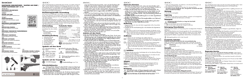 Image de la première page du manuel de l'appareil SGP 12 C3