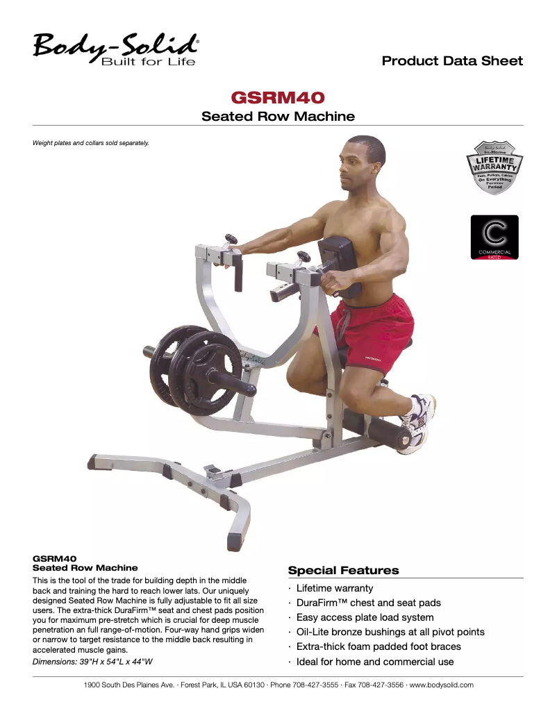 Image de la première page du manuel de l'appareil GSRM40