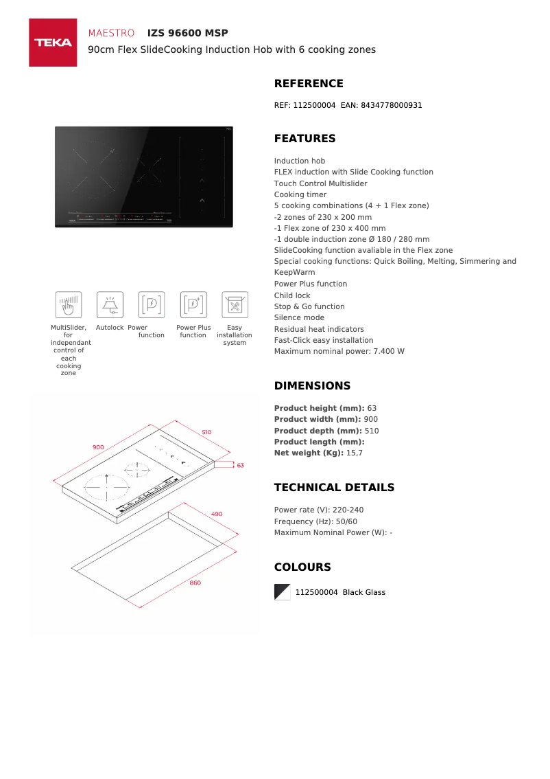 Image de la première page du manuel de l'appareil IZS 96600 MSP
