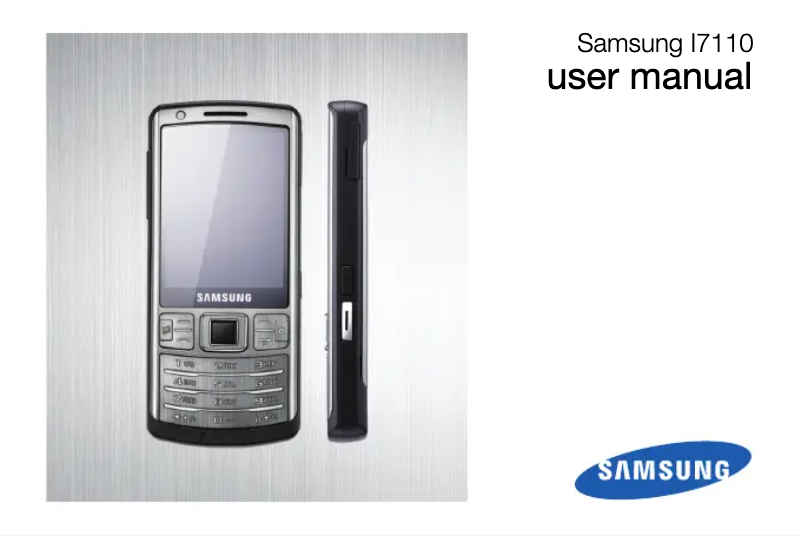 Page n°1 - Manuel utilisateur Samsung Pilot I7110