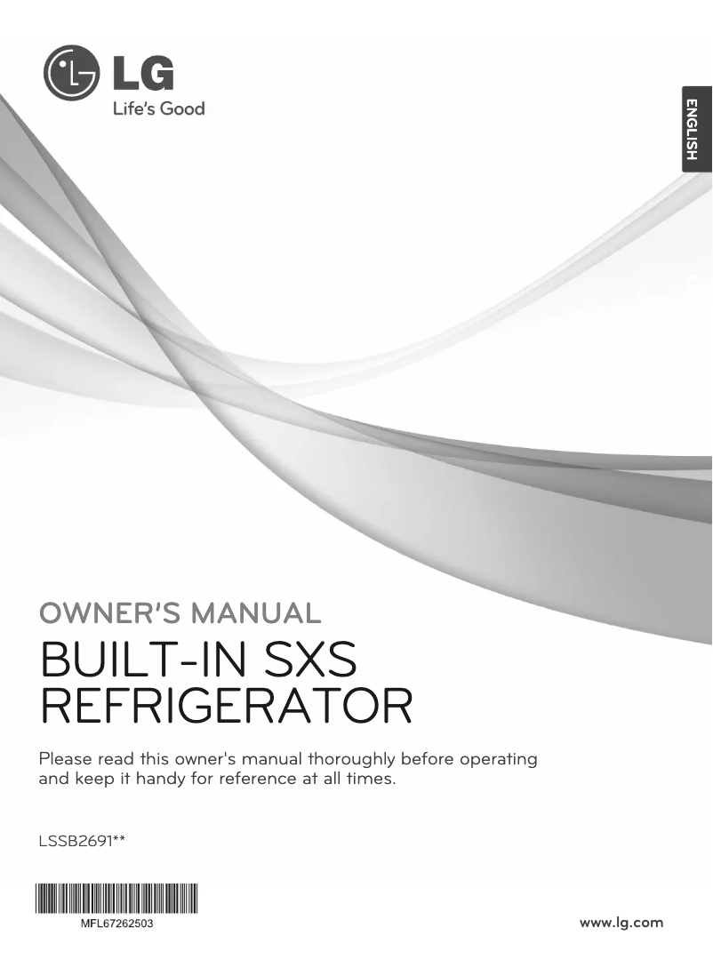 Image de la première page du manuel de l'appareil Studio LSSB2691ST