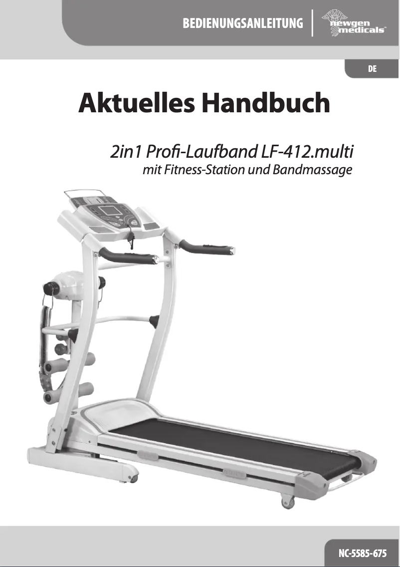 Page 1 de la notice Manuel utilisateur Newgen Medicals LF-412.multi