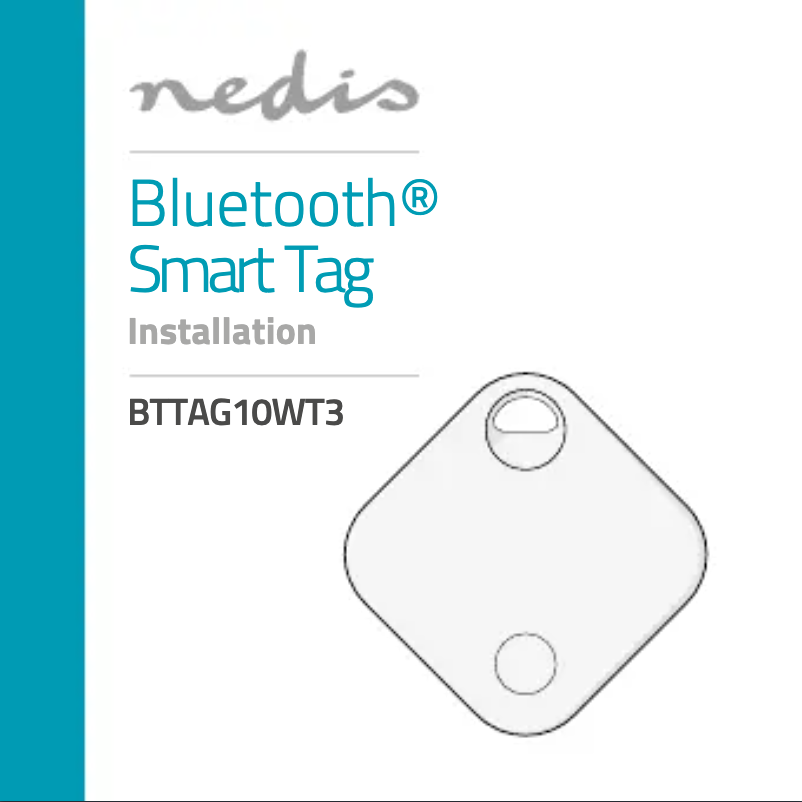 Page 1 de la notice Manuel utilisateur Nedis BTTAG10WT3