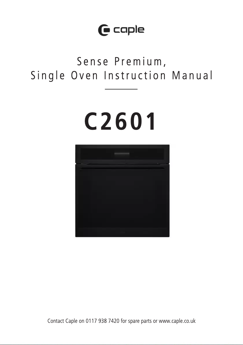 Image de la première page du manuel de l'appareil C2601GM