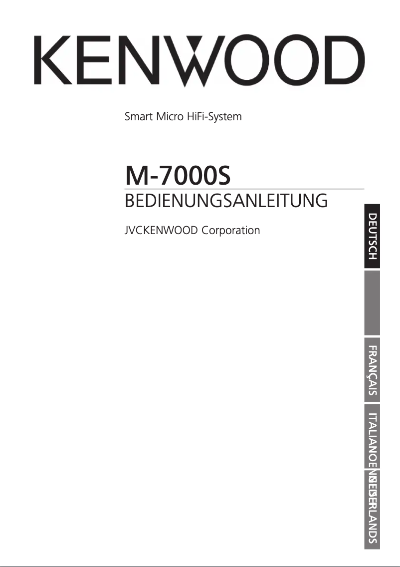 Imagen de la primera página del manual del dispositivo M-7000B