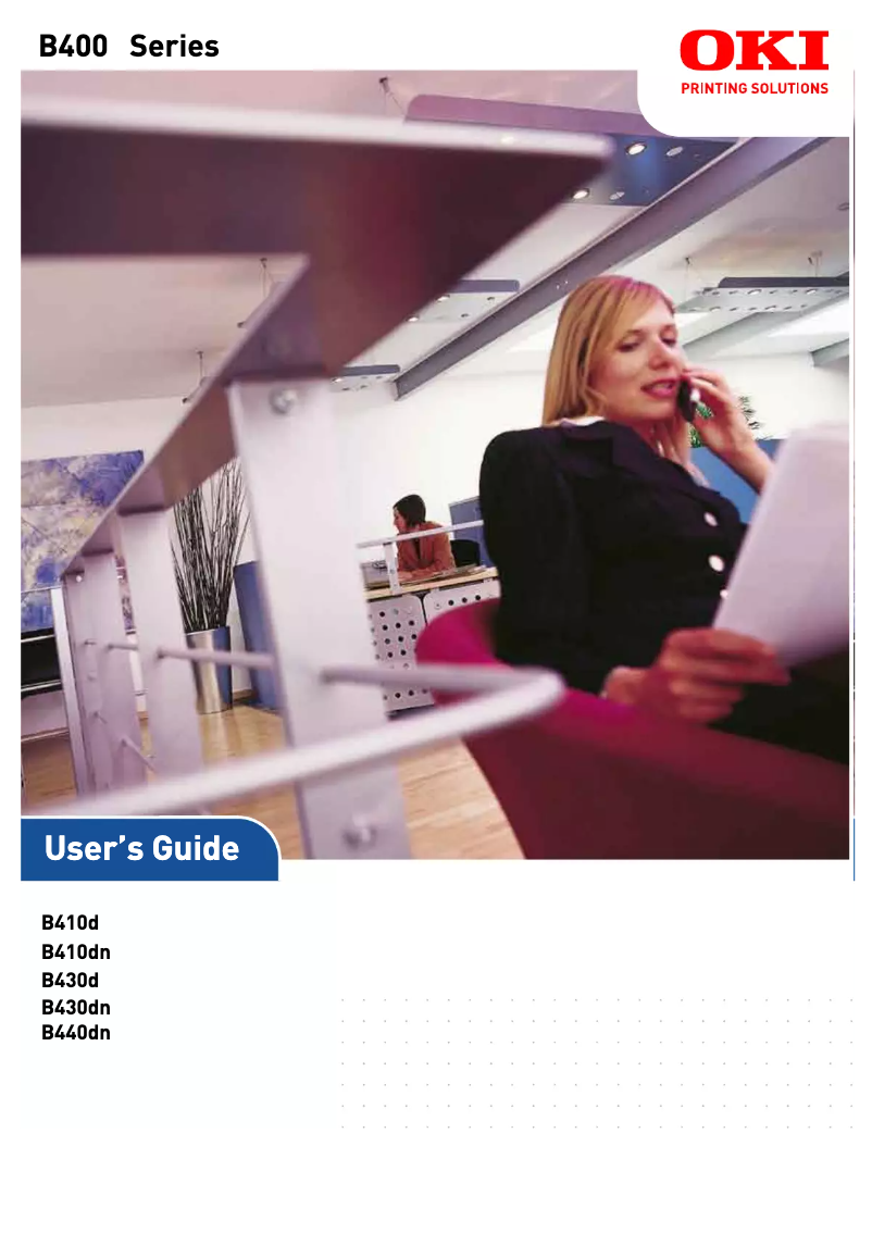 Page 1 de la notice Manuel utilisateur OKI B430d