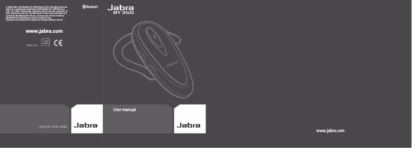 Page 1 de la notice Manuel utilisateur Jabra BT350