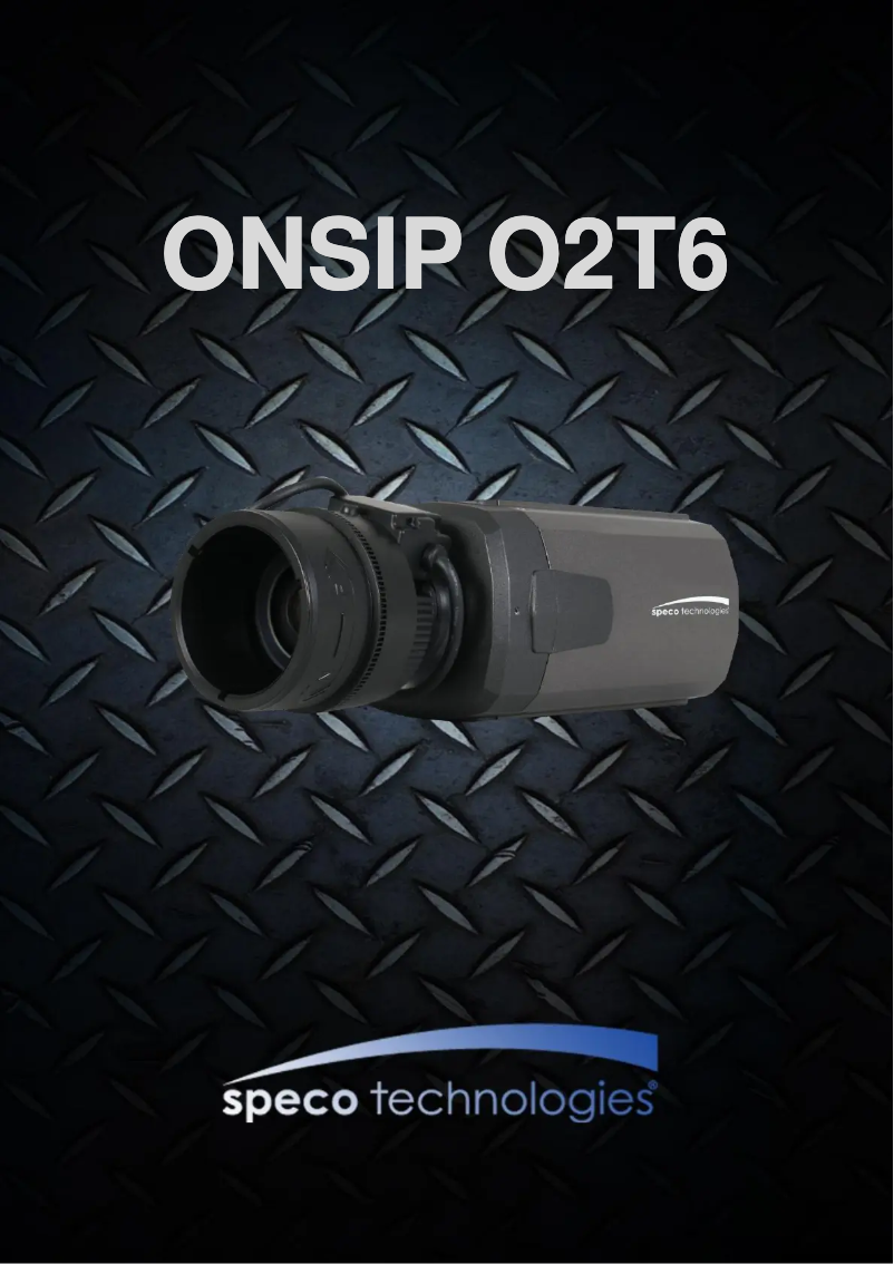 Page 1 de la notice Manuel utilisateur Speco Technologies O2T6