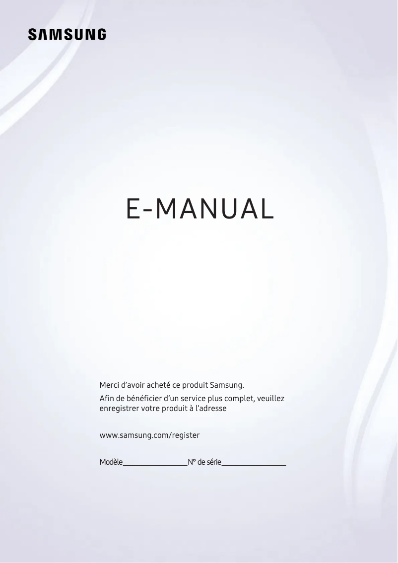 Page n°1 - Manuel utilisateur Samsung QA88Q9FAMR