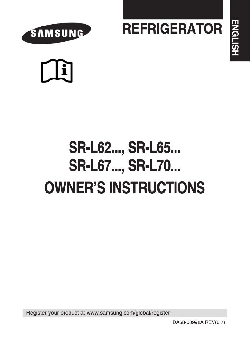 Page 1 de la notice Manuel utilisateur Samsung SR-L627EVSS