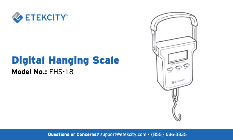 Página 1 del manual Manual de usuario Etekcity EHS-18