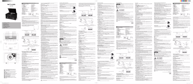 Image de la première page du manuel de l'appareil MT-115 W