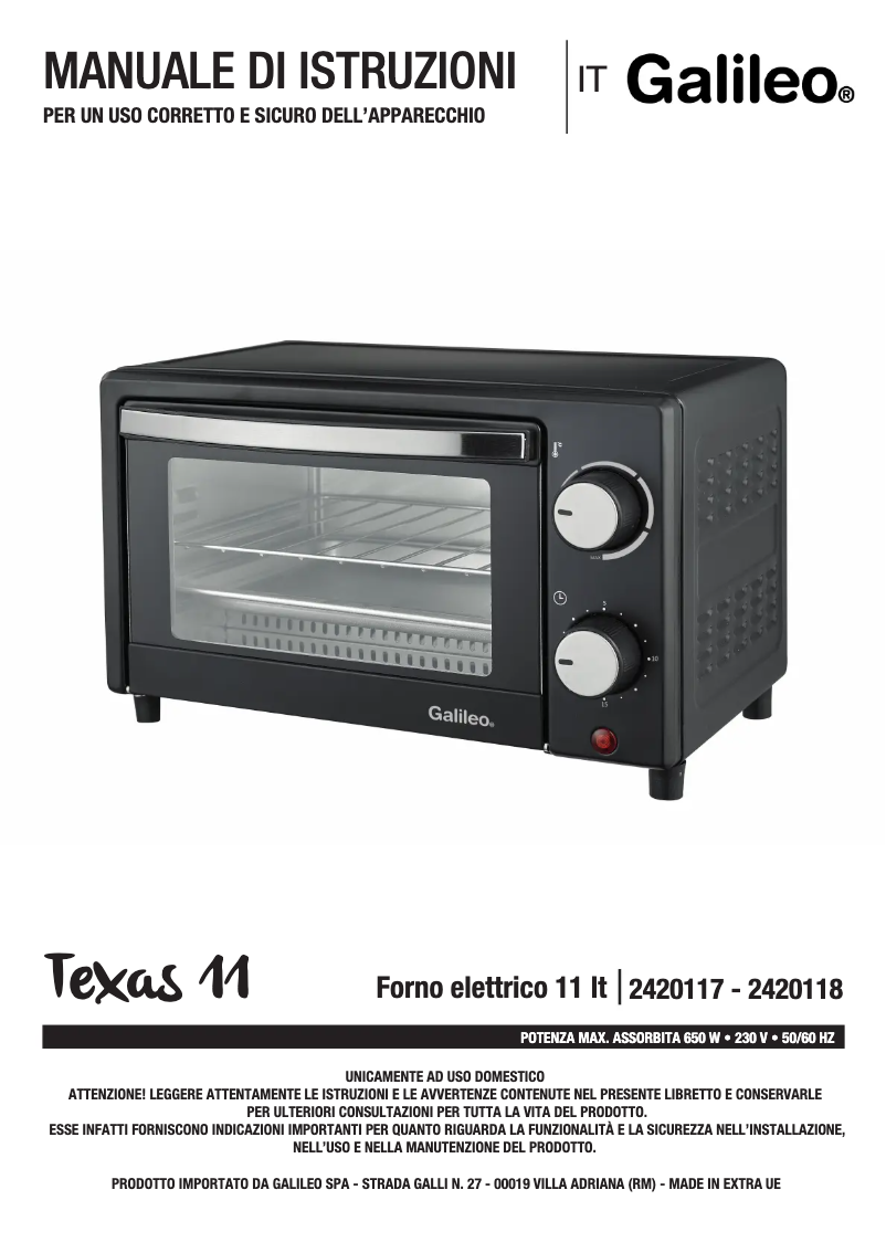 Page 1 de la notice Manuel utilisateur Kooper 2420118