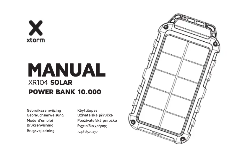 Page 1 de la notice Manuel utilisateur Xtorm XR104