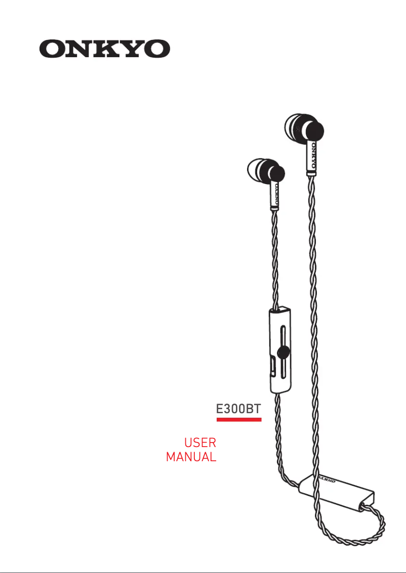 Image de la première page du manuel de l'appareil E300BT