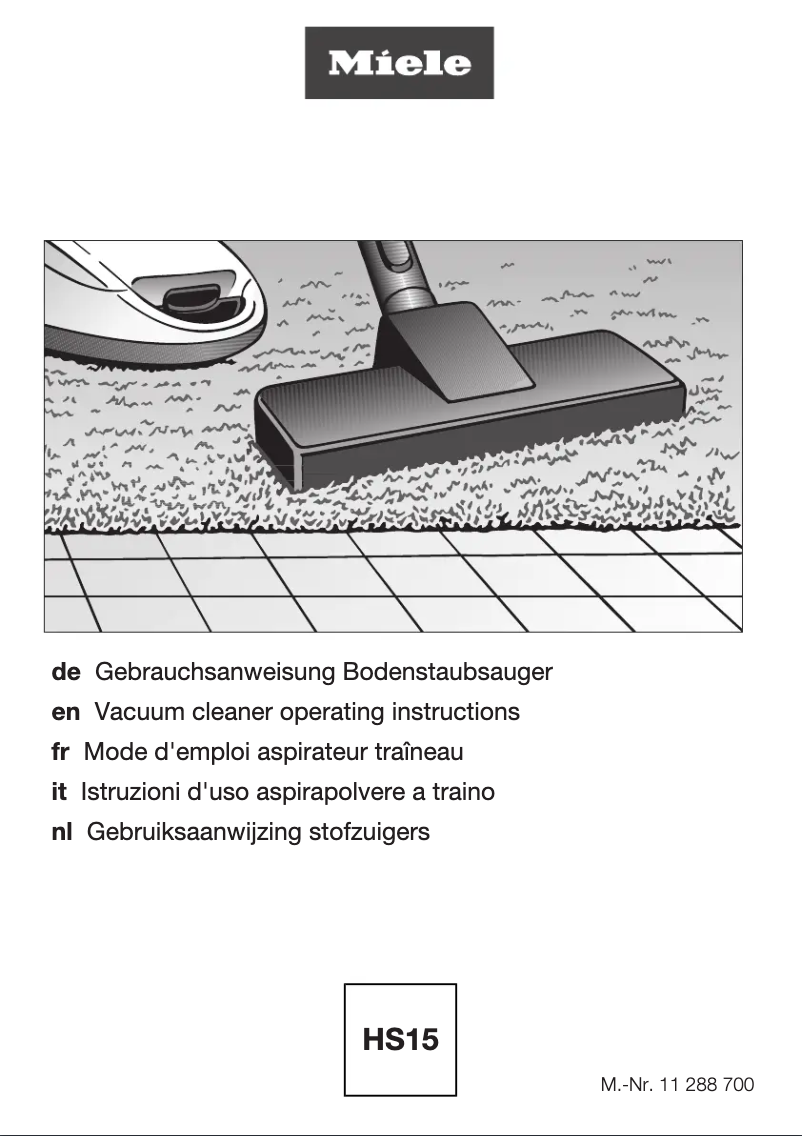 Page n°1 - Manuel utilisateur Miele Complete C3 Electro EcoLine SGFP3
