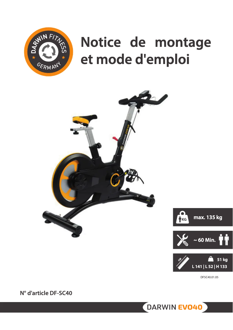 Página 1 del manual Manual de usuario Darwin EVO 40