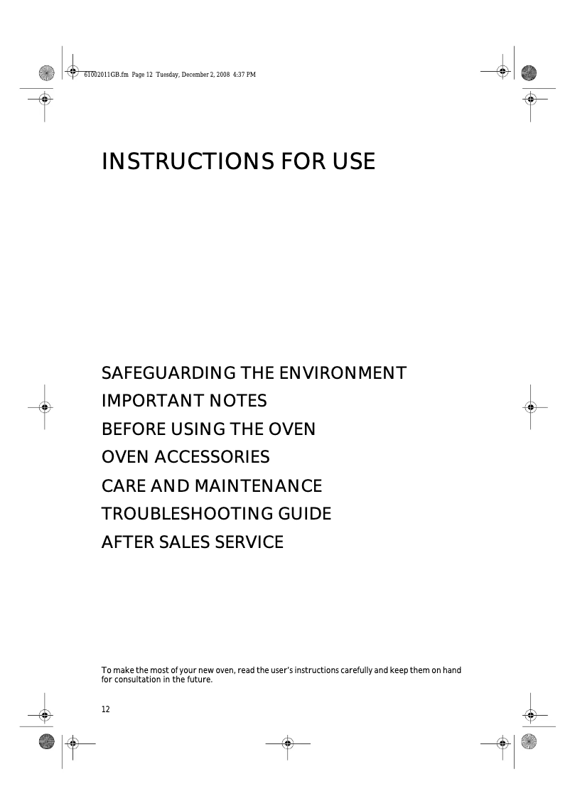 Image de la première page du manuel de l'appareil LPR9026