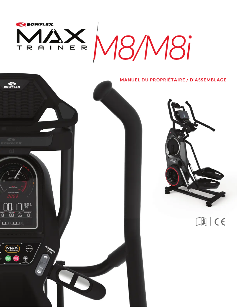 Image de la première page du manuel de l'appareil Max Trainer M8