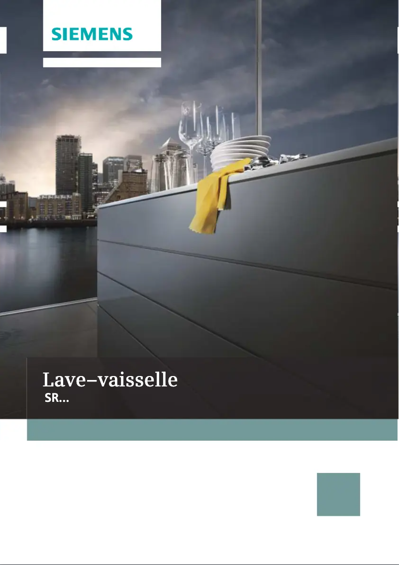 Image de la première page du manuel de l'appareil SR45E507EU
