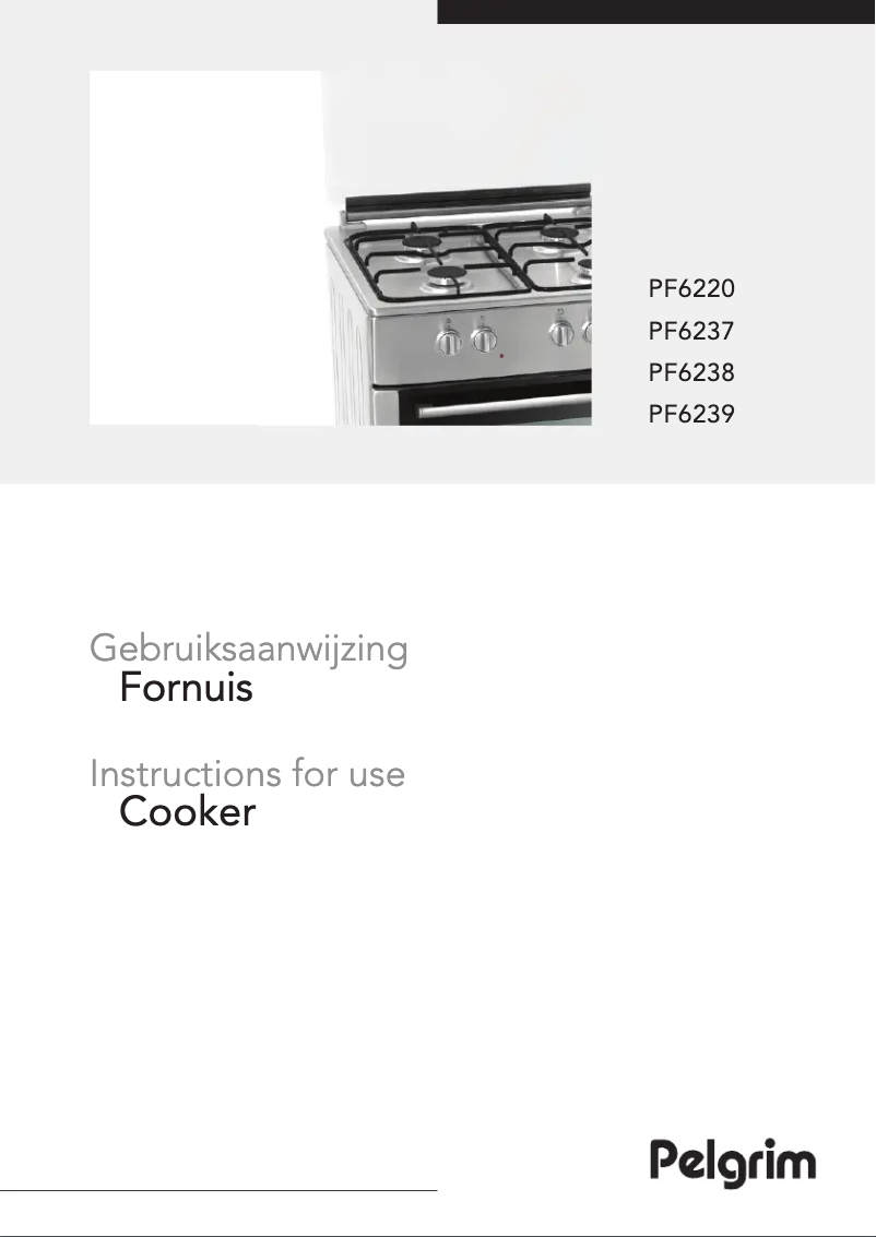 Page 1 de la notice Manuel utilisateur Pelgrim PF6239WIT