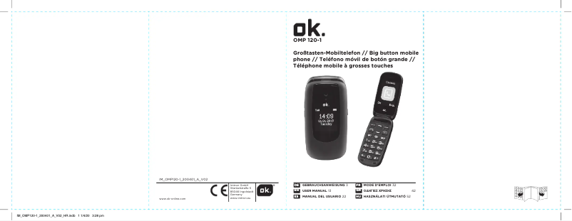 Image de la première page du manuel de l'appareil OMP 120-1