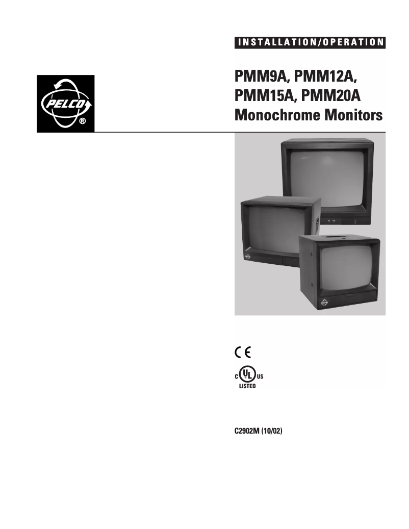 Página 1 del manual Manual de usuario Pelco PMM9A