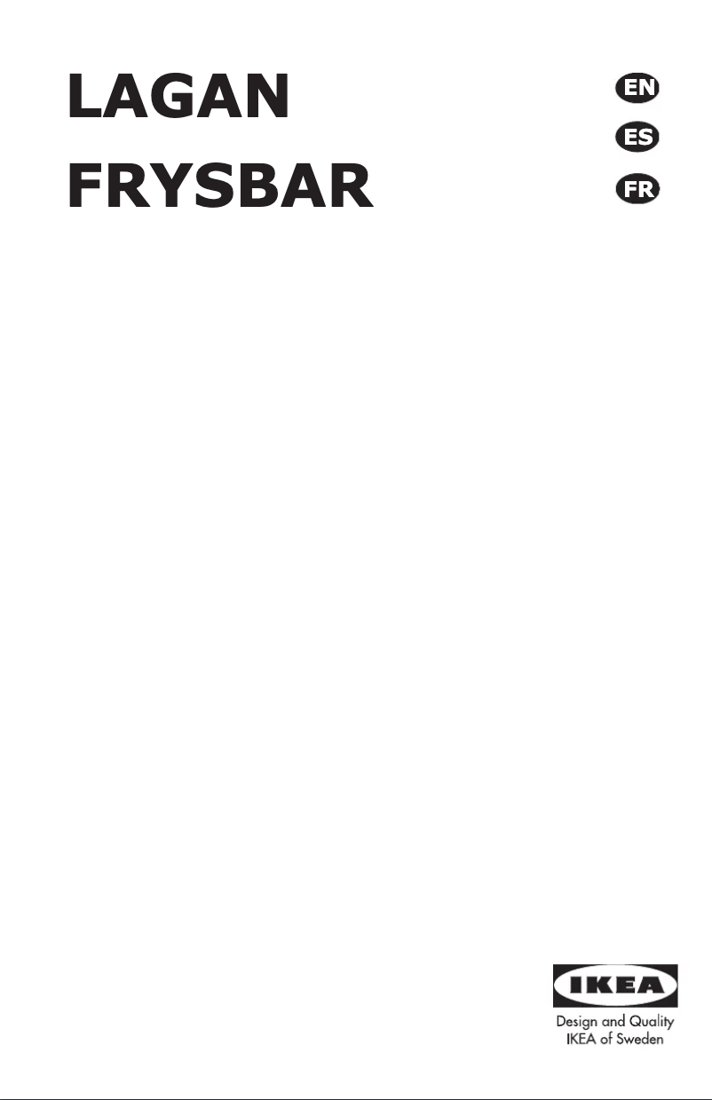 Image de la première page du manuel de l'appareil FRYSBAR 804.621.48