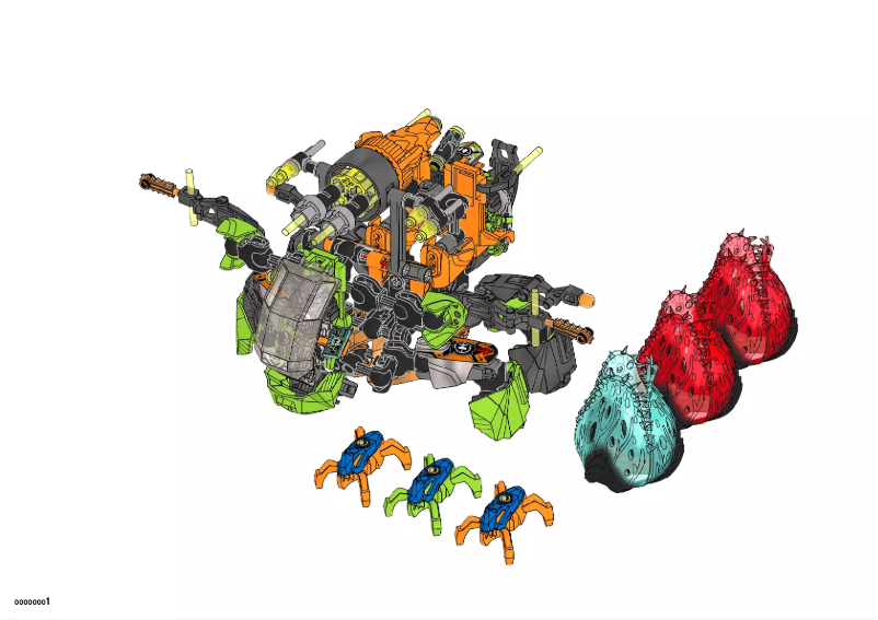 Image de la première page du manuel de l'appareil Hero Factory 44027