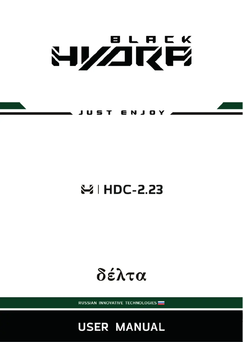 Página 1 del manual Manual de usuario Deaf Bonce Black Hydra HDC-2.23