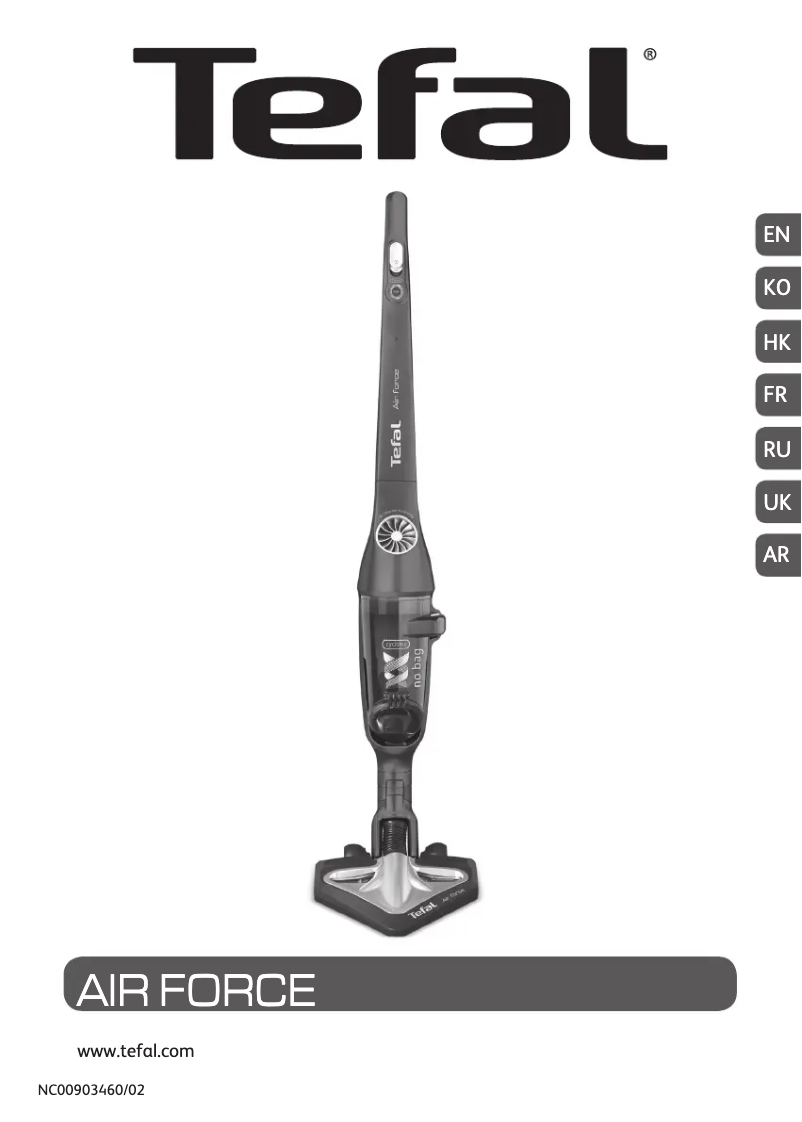 Page n°1 - Manuel utilisateur Tefal Air Force TY8463