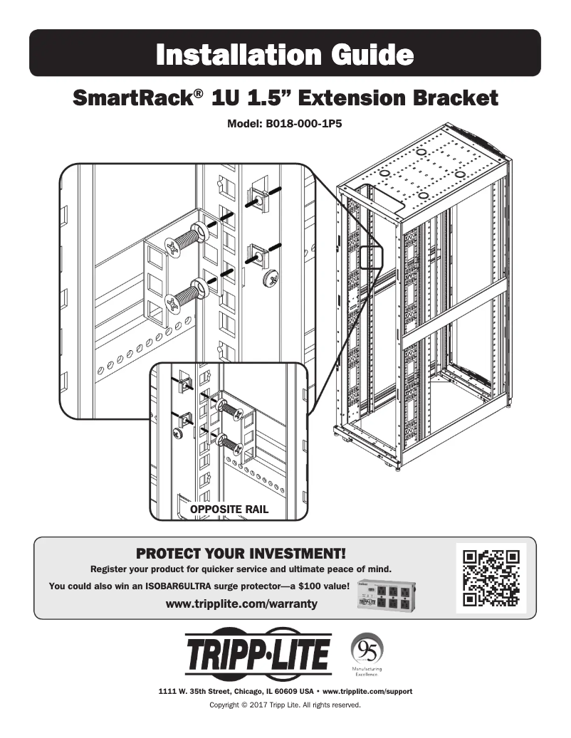 Página 1 del manual Manual de usuario Tripp Lite B018-000-1P5