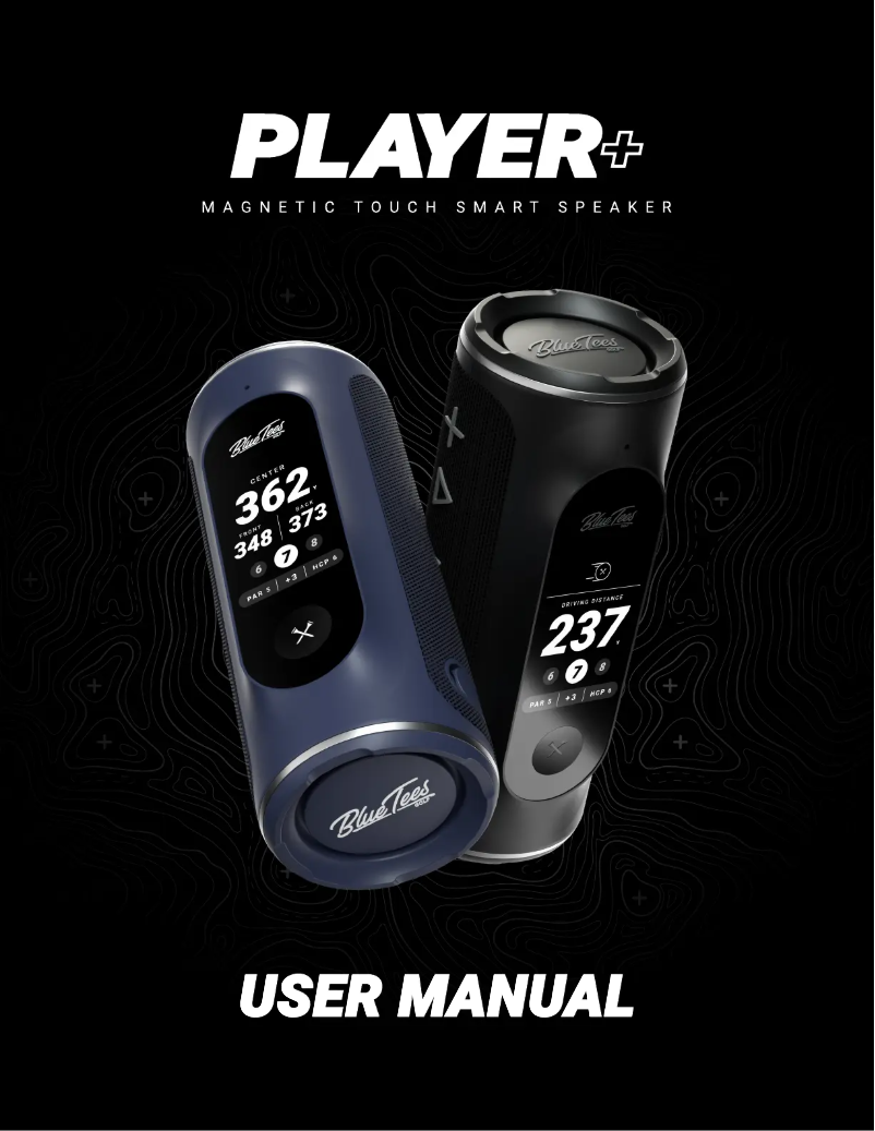 Página 1 del manual Manual de usuario Blue Tees Player+