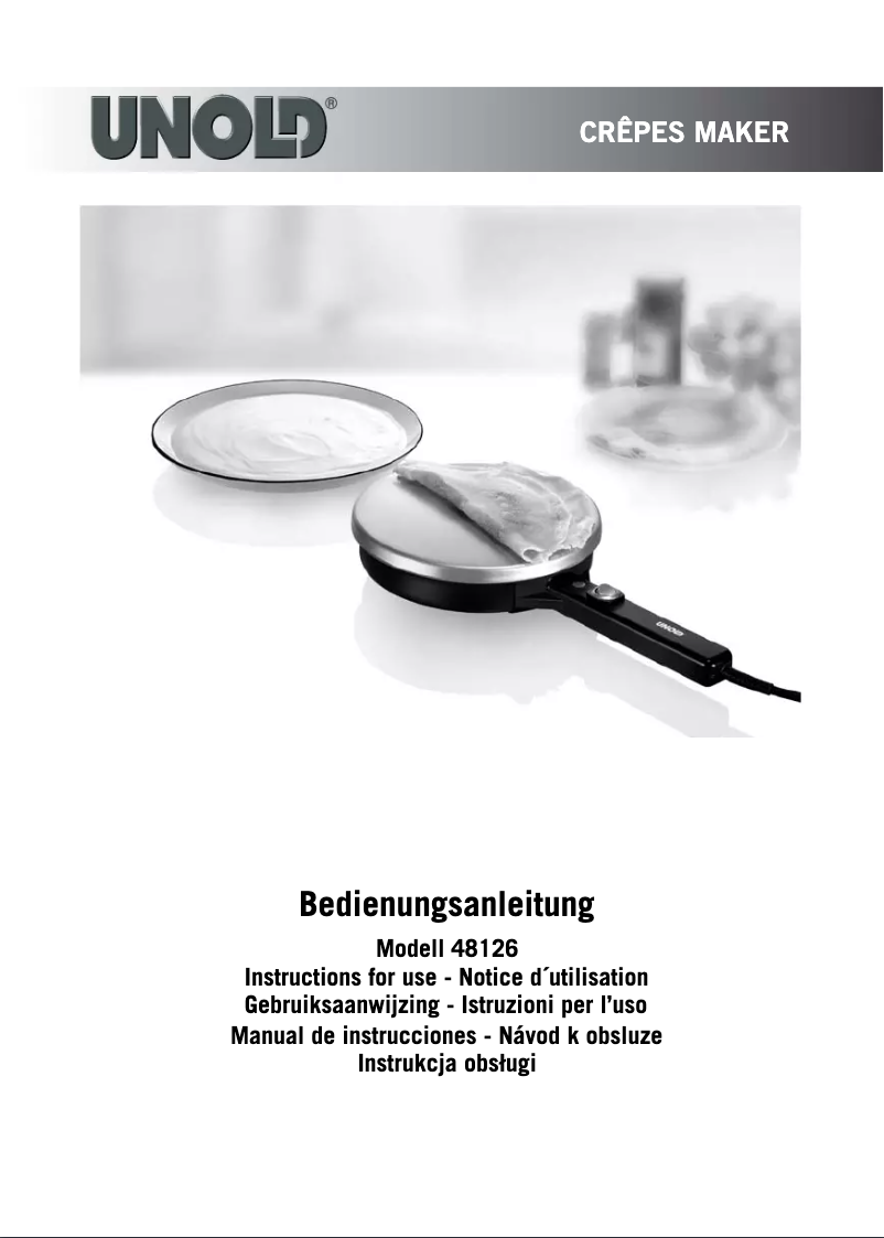 Image de la première page du manuel de l'appareil 48126