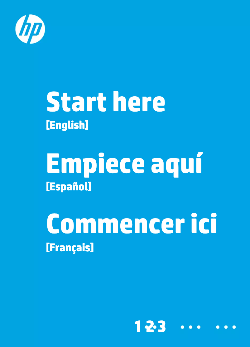 Image de la première page du manuel de l'appareil ENVY 4520